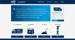 Desktop Screenshot of hccontainer.dk